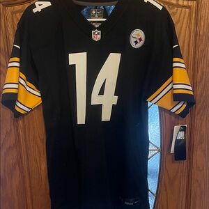 NFL  Pittsburgh Steelers Pickens Jersey # 14 youth size XLarge/women’s medium